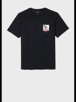 เสื้อยืด ผู้ชาย MENS SLIM FIT T SHIRT ONE WAY ZEBRA สีกรมท่า