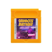 GBC Game Cartridge 16 Bit Video Game Console Card Grimace’s Birthday English Language for GBC GBA