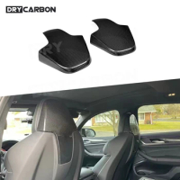 Dry Carbon Fiber Car Inner Seat Back Covers Trims For BMW G80 M3 F91 F92 F93 M8 F97 X3M F98 X4M 2020+ Back Seat Shell Trim