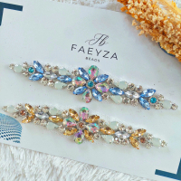 Payet Rangkai Belt Set Carmila F33 / Payet Pinggang / Payet Dada / Bisa Custom Warna