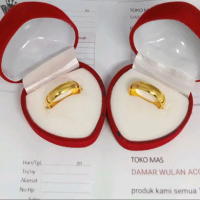 cincin kapel terlaris cantik dan angun mas muda free surat dari toko