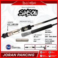 JORAN RELIX NUSANTARA SAMSON | PE 2-4 | JORAN SLOW JIGGING OH | JORAN JIGGING