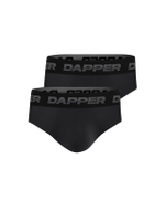 กางเกงชั้นในชาย Dapper Ultraflex Briefs สีดำ (Pack 2 Pcs.)