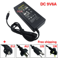 AC DC 9v 6a adapter 9V 6A Switching Power Supply AC DC Adapter 9V6000mA DC Voltage Regulator Power Adapter with AC plug