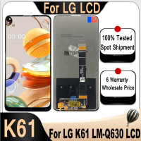 Thay thế màn hình hiển thị LCD, dành cho LG K61, Bộ đếm số cảm ứng, LCD LM-Q630EAW, Tương thích với 