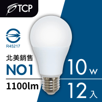 TCP LED 節能燈泡清倉大特賣-10W(12入)