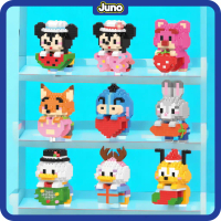 JUNO Nano Block Kartun Mini Bricks Hadiah DIY Mainan Balok Susun Mainan Anak Mainan Edukasi - Untuk 