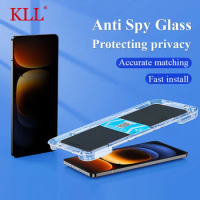 One-click Installation Anti-spy Privacy Tempered Glass For VIVO iQOO 12 11S 10 Neo 9 8 Pro 7 6 SE With Alignment Mounting Cover