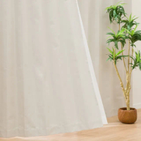 【NITORI 宜得利家居】遮光1級 隔熱 隔音 窗簾 RD100 BE 150×230×1(遮光1級 隔熱 隔音 窗簾)