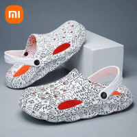 Xiaomi 2023 Men Sandals Shoes EVA Lightweight Sandles Unisex Shoes for Summer Beach Flip Flop Breathable Soft Bottom Slippers 45