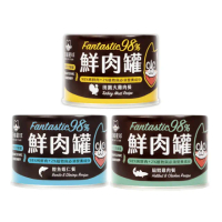【汪喵星球】貓用98%無膠鮮肉主食罐 165*12入組(貓罐頭/鮮肉罐)