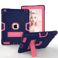 Case For Ipad 2 3 iPad 4 9.7 Kids Safe Heavy Duty Silicone Hard Cover Model A1458 A1459 A1460 A1416A1430 A1403 A1395 A1396 Case