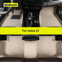 QIEKERETI Custom Car Floor Mats For Lexus LS LS350 LS400 LS430 LS460 LS500 LS500h LS600h Auto Carpets Foot Coche Accessorie