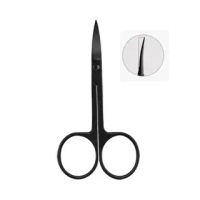 [MALAYSIA READY STOCK] Lady Street Black Curve Eyebrow Scissor Trimmer Beauty Makeup Scissors Guntin