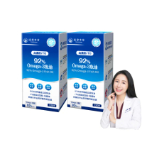 【達摩本草】92% Omega-3 rTG高濃度魚油EX 2入組(1入120顆）（共240顆)