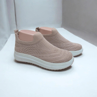 COLLIN TG 7100 TINGGI 4CM (Plus Kotak) Sepatu Slip On Wanita Size 36-40 Simple Dusty Polos Ringan Ol