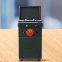Happy Meal Lil Mcdonalds Mainan Miniatur Hadiah McD burger grill