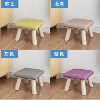 Mega 馬卡龍棉麻蘑菇小椅凳(輕巧小椅 矮凳 沙發)