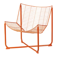 SKÅLBODA 扶手椅, 橘色, 34 公分