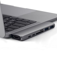 蘋果筆記本Pro轉換器MacBook12寸轉接頭USB集線type-c擴展塢HDMI- 【麥田印象】