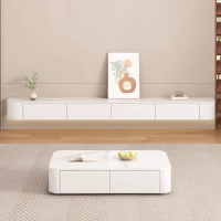 Modern Wall Mount Tv Cabinet Living Room Mobile Television Plant Italian Pedestal Tv Unit Console Mueble Salon Blanco Furniture