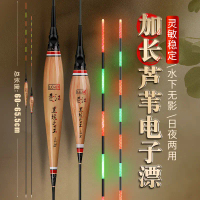 Fishing Float Reed Luminous Float Day and Night Dual-use Electronic Float Night Fishing Shadowless T