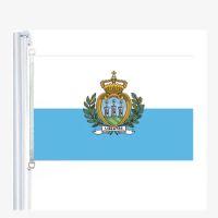 San Marino flag,90*150CM ,100% polyester, banner,Digital Printing