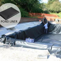 Fish Pond Liner Cloth Waterproof Gardens Pools Membrane Black Flexible Streams Fountains Reinforced Landscaping Pool Liner