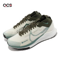 Nike 越野跑鞋 React Pegasus Trail 4 GTX 白 綠 黑 反光 防水 男鞋 FB2193-001
