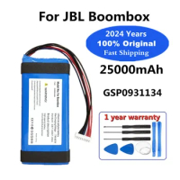 25000mAh 100% Original Speaker Replacement Battery For JBL Boombox 1 Boombox1 GSP0931134 01 Loudspeaker Player Battery Bateria