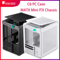 Jonsbo C6 MATX Mini ITX Computer Chassis PC Case Portable Mini Desktop Mesh Chassis Computer PC Case