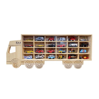 【花太太】兒童玩具車收納架 汽車模型收納架(24格)限時送3M無痕膠
