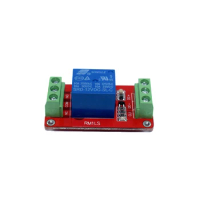 5V 12V 24V 1 Channel Relay Module Low Level Trigger Bidirectional Terminal Expandable Relay Board with Red and Blue Signal Light