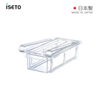 【日本ISETO】日製懸掛式冰箱抽屜儲物盒-窄版