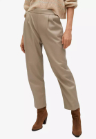 Mango Darts Faux-Leather Trousers