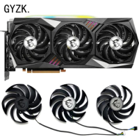 New For MSI Radeon RX6750XT 6800 6800XT 6900XT 6950XT 16GB GAMING TRIO Graphics Card Replacement Fan PLD02910S12HH