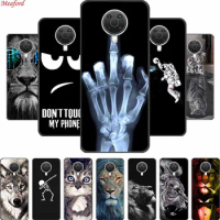 For Nokia G20 G10 Case Wolf Lion Black Silicon Soft Back Cover Case For Nokia G50 X20 X10 G10 G20 Phone Case Cover G 20 10 Funda