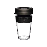 【KeepCup】Tritan 輕漾隨行杯 454ml - 黑色幽默(Tritan 輕巧杯身像玻璃般的清透感)