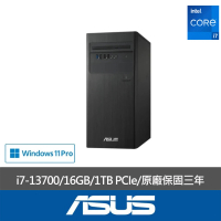 【ASUS 華碩】特仕款 i7 十六核文書電腦(H-S500TE-7137000070/i7-13700/16GB/1TB/W11P)