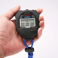50pcs Electronic Stopwatch Student Sports Exam Competition Timer Sports Coach Code Watch