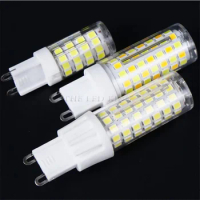 10pcs Bright ceramics G9 led 220V 2835 SMD 24 leds 7W/9W/10W/12W Replace 30W Warm Cool White LED Corn Bulb Light&amp;LED Spot Lamp