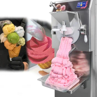 5in1 48L/H Connercial Maquina de helado duro/Italian gelato hard serve ice cream making machine Batch Freezer ice cream