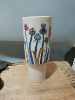 日本回流瓷器日本藝術花瓶花入，高度25cm。口徑10cm。3