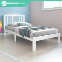 LOFT Design DEBORAH single size solid wood bed frame