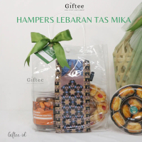 HAMPERS LEBARAN TAS MIKA ISI KUE KERING KURMA SET PAKET COOKIES GOOD TIME TOPLES ENAK MURAH JINJING 