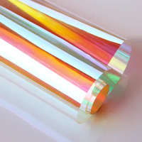 Sunice 1.38x1m/3m/5m/10m/30m Chameleon Window Film Colorful Solar Tint Privacy decoration glass sticker Self adhesive film
