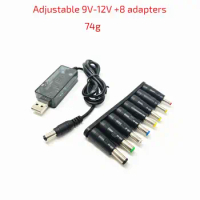 Power Boost Line DC 5V to 12V 9V Step UP Modem Converter Cable 5.5x2.1mm Plug Usb To DC Cable for Wifi Router Lamp Speaker