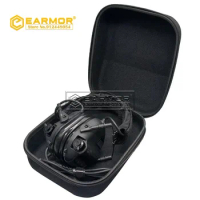 EARMOR Storage Case Box Tactical Headset Earphone Accessories Portable Storage Bag for M31/M32/M31H/M32H Tactical Headphones