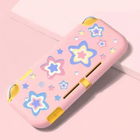 Pink Star Protection Case for Nintendo Switch Lite Soft TPU Case for Nintendo Switch lite Console Gaming Accessories