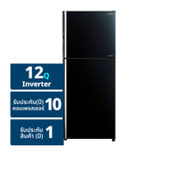 ฮิตาชิ ตู้เย็นอินเวอร์เตอร์ 2 ประตู รุ่น R-VGX350PF ขนาด 12 คิว สีกลาสแบล็ก